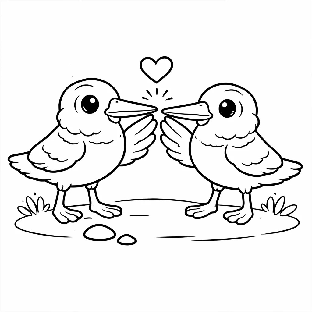 coloriage-becasse Page 6