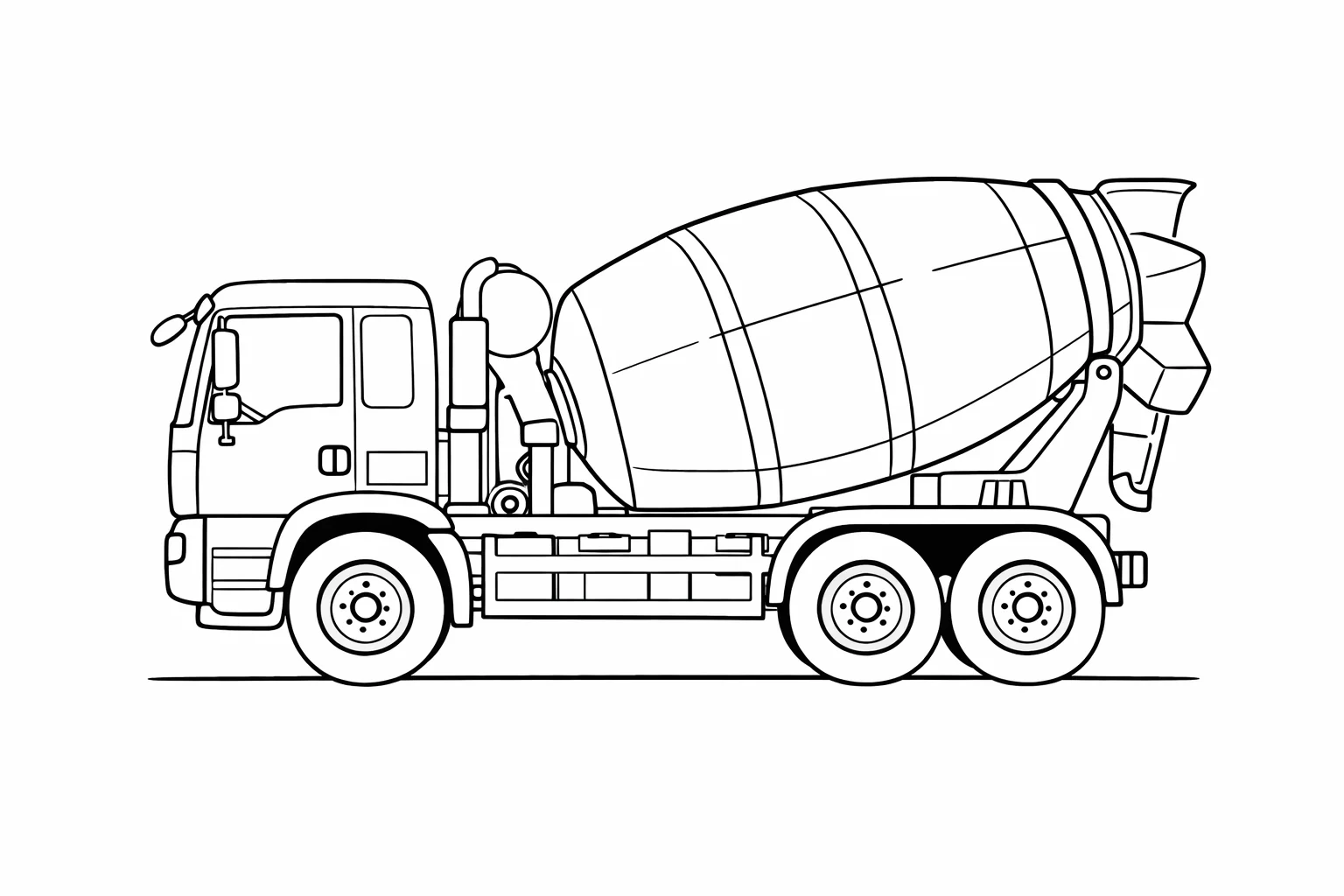 coloriage-betonniere Page 5