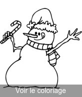 bonhomme de neige gif a imprimer