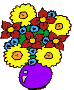 coloriage de bouquet de fleurs