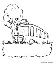 coloriage bus