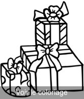 Coloriage Cadeaux à offrir pour Noël | Toupty.com