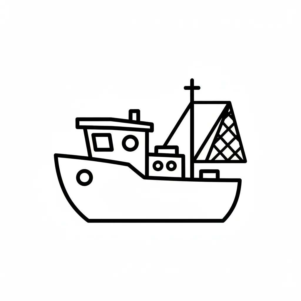 coloriage-chalutier Page 11