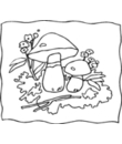 dessin 17 de champignon a imprimer