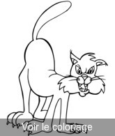 Coloriage chat noir | Toupty.com