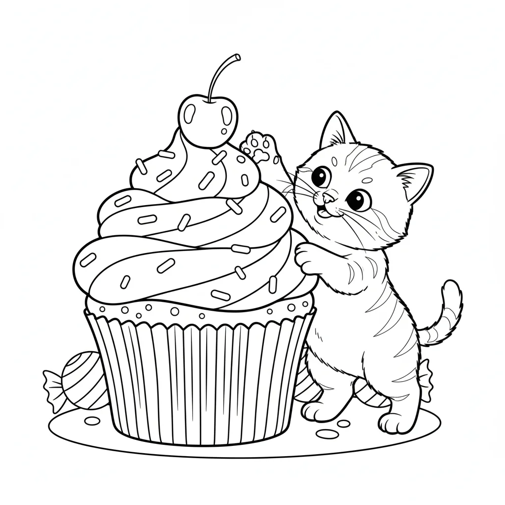 coloriage-chaton Page 11