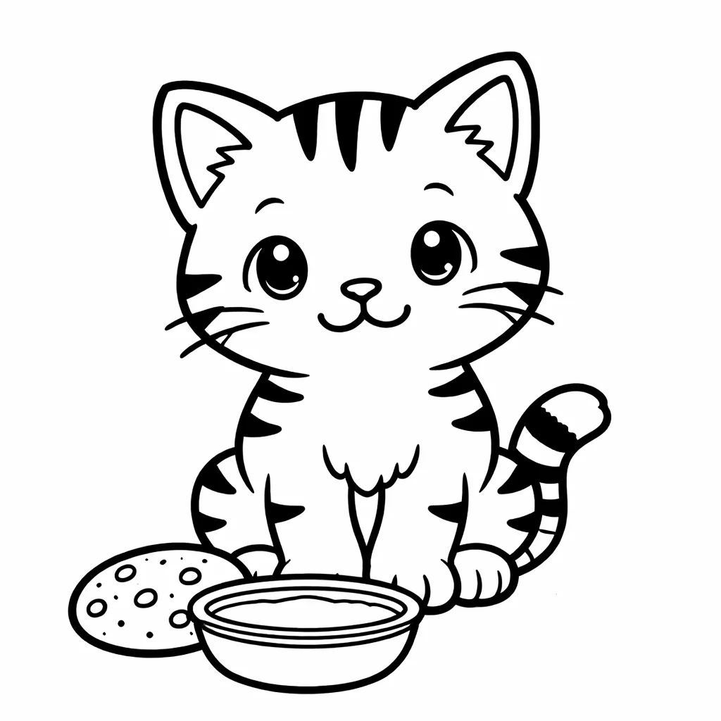 coloriage-chaton Page 4