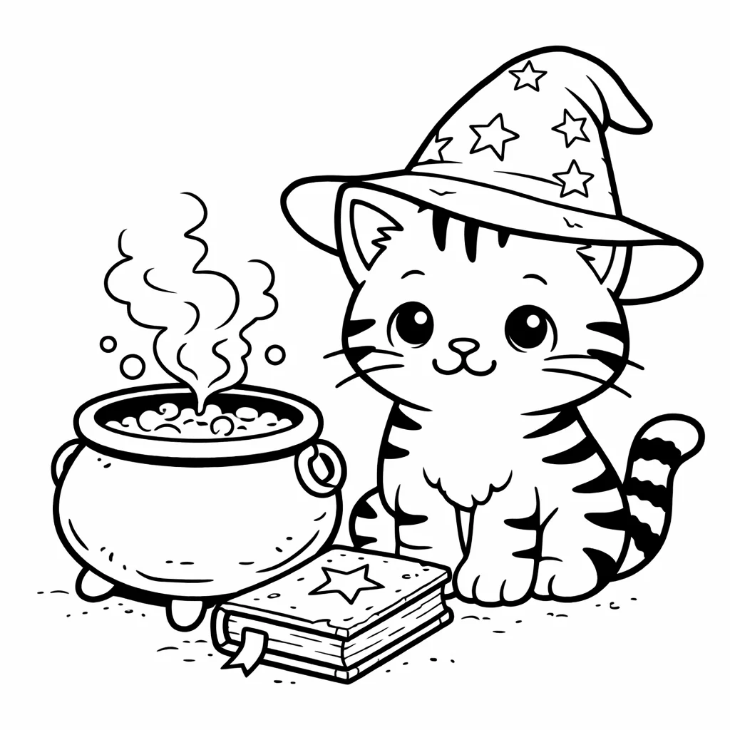 coloriage-chaton Page 7