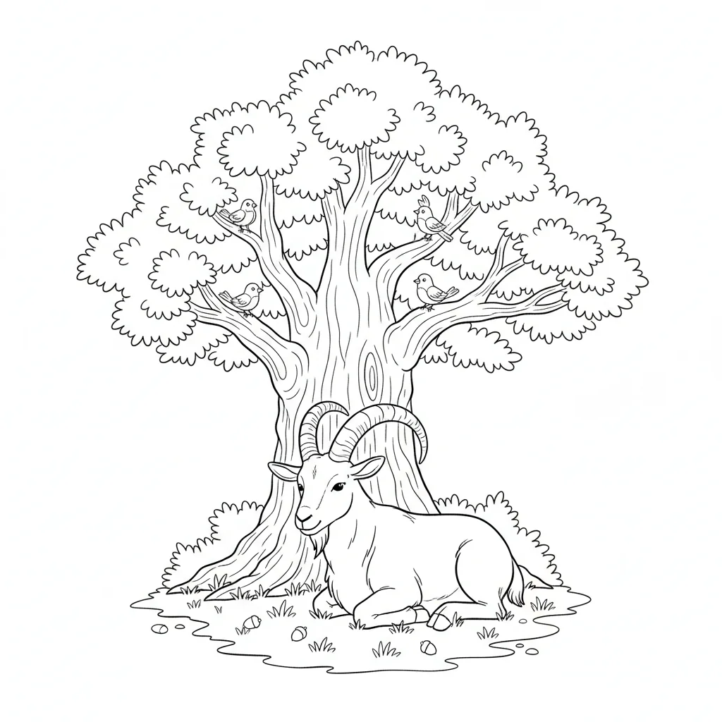 coloriage-chevre Page 13