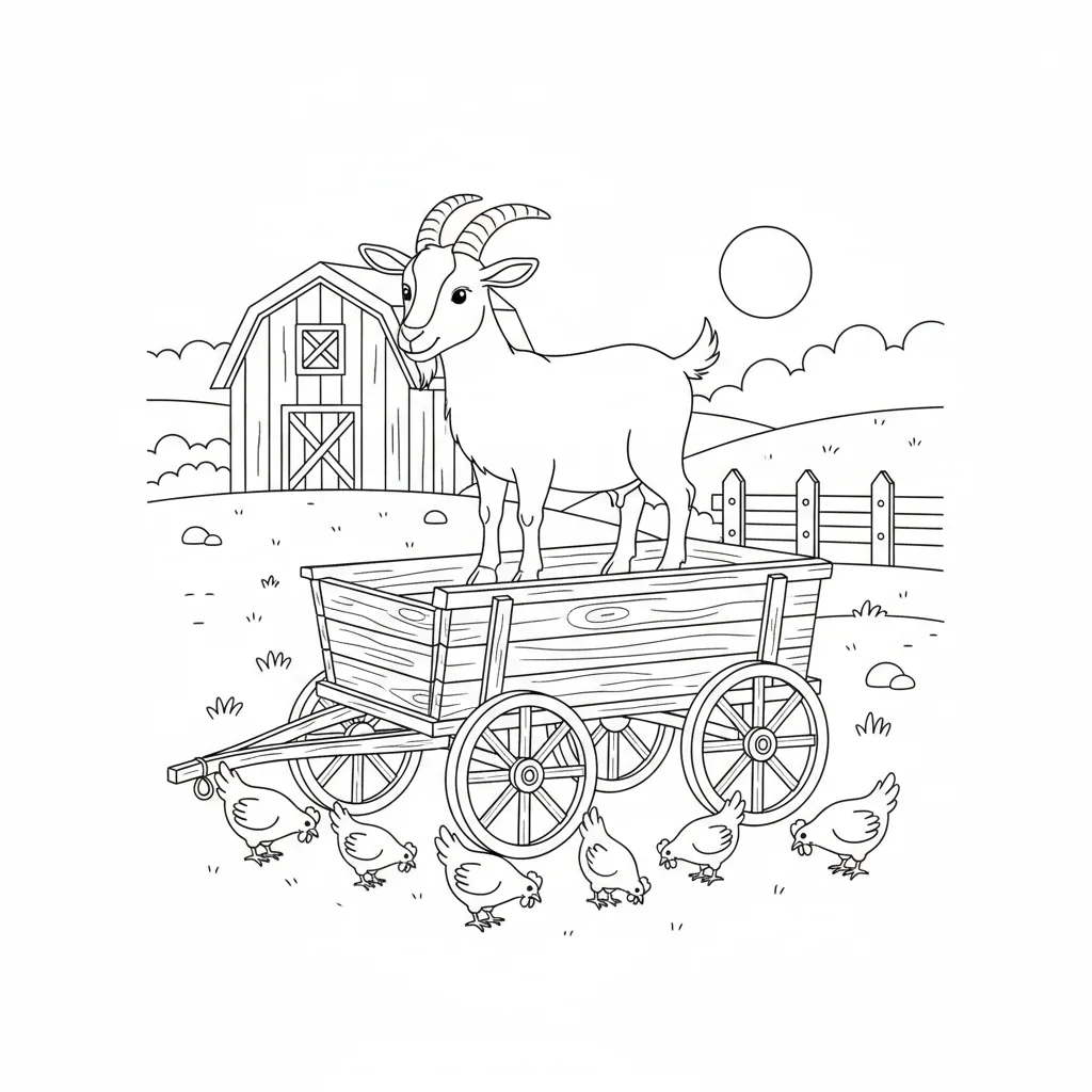 coloriage-chevre Page 3