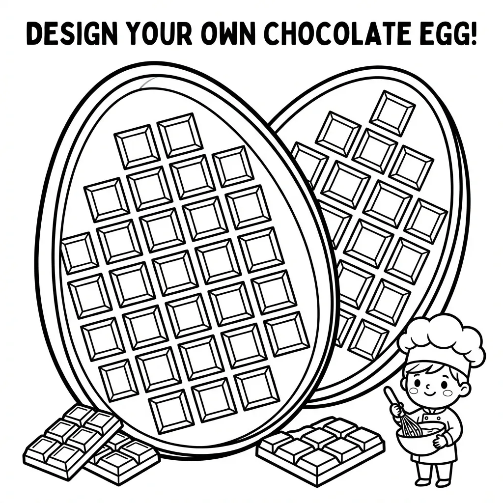 coloriage-chocolat-paques Page 11