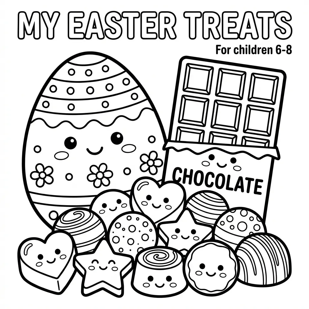 coloriage-chocolat-paques Page 16