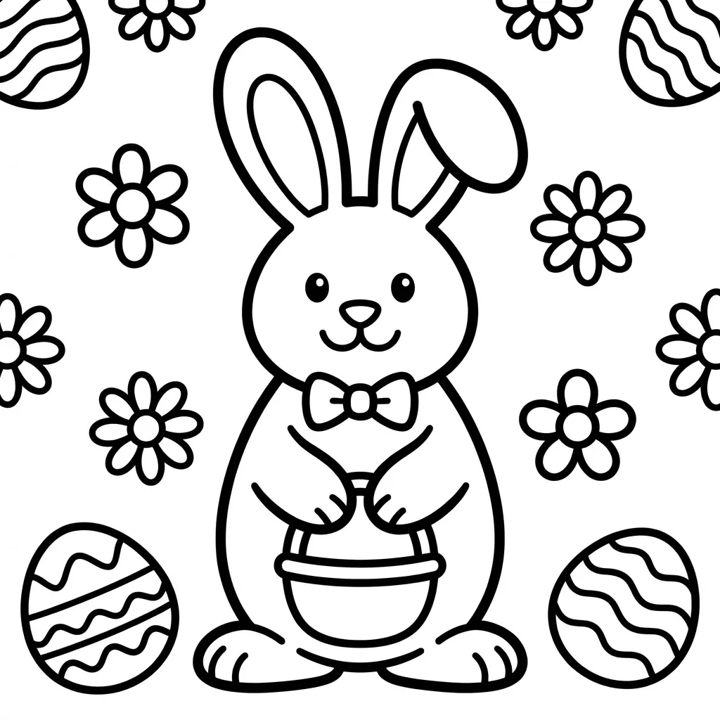 coloriage-chocolat-paques Page 3