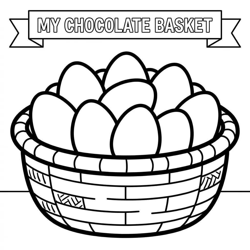 coloriage-chocolat-paques Page 8