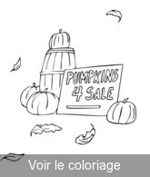 Coloriage Citrouilles pour Halloween | Toupty.com
