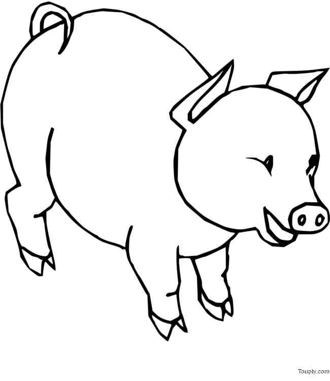 coloriage-cochon-mignon Page 10