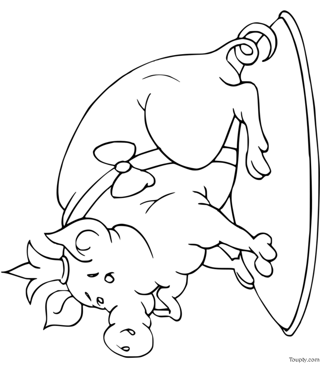 coloriage-cochon-mignon Page 15