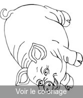 Coloriage Maman Cochon | Toupty.com