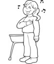 Pendant le cours de musique