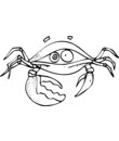 crabe cartoon grosse pince