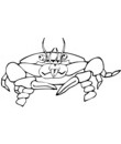 crabe dent pince bizarre