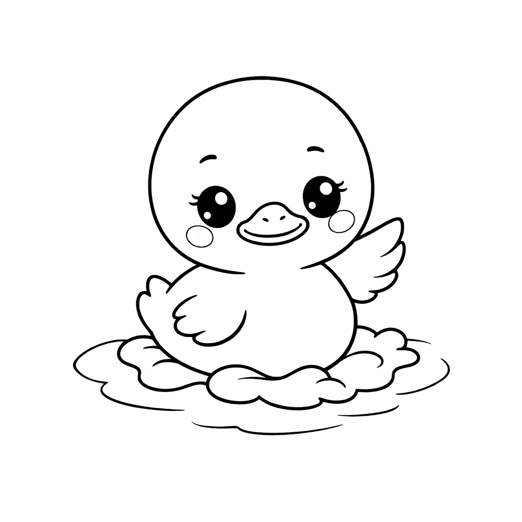 coloriage-cygne Page 5