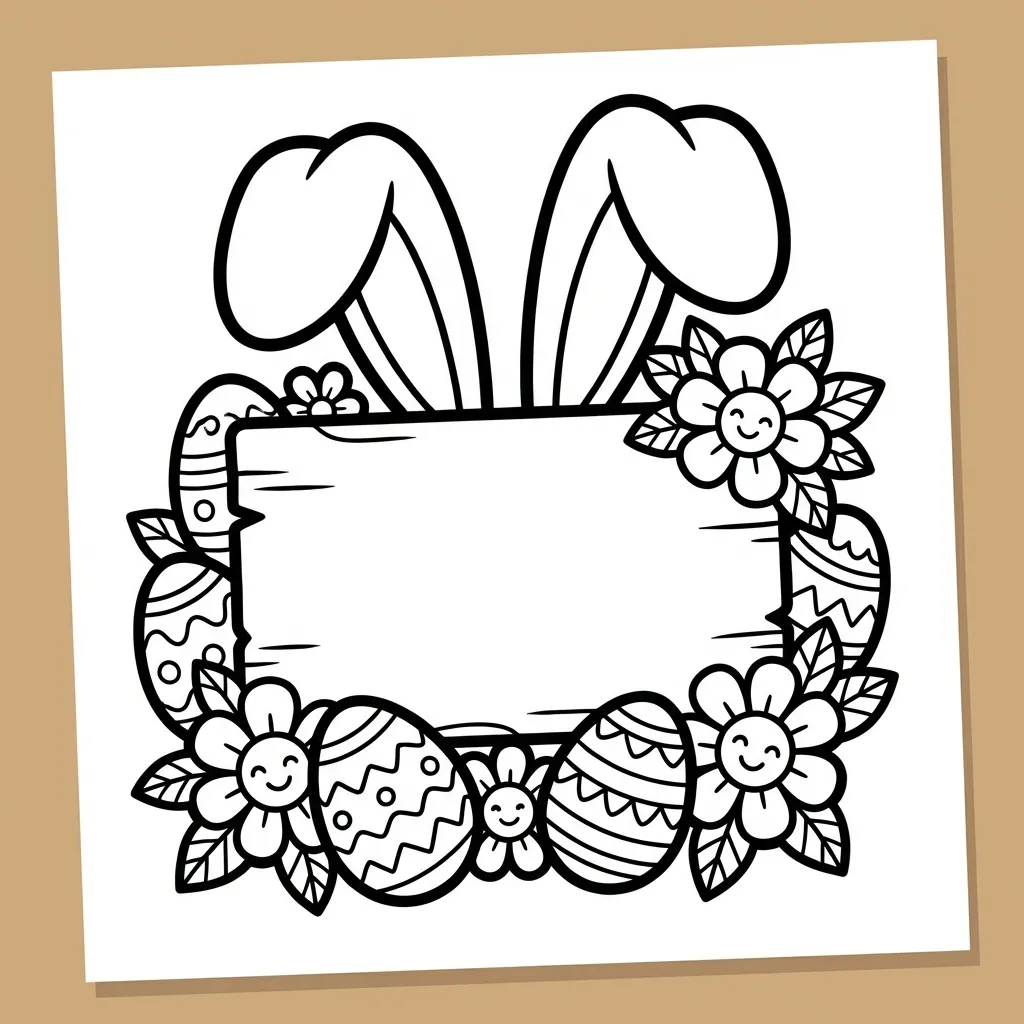 coloriage-decoration-paques Page 8