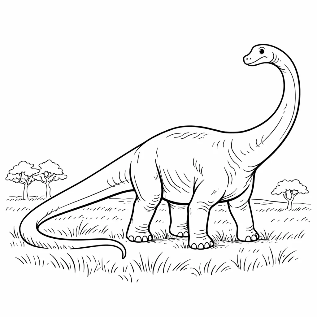 coloriage-diplodocus Page 16