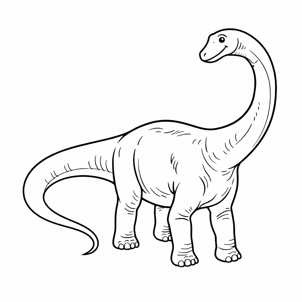coloriage-diplodocus Page 3