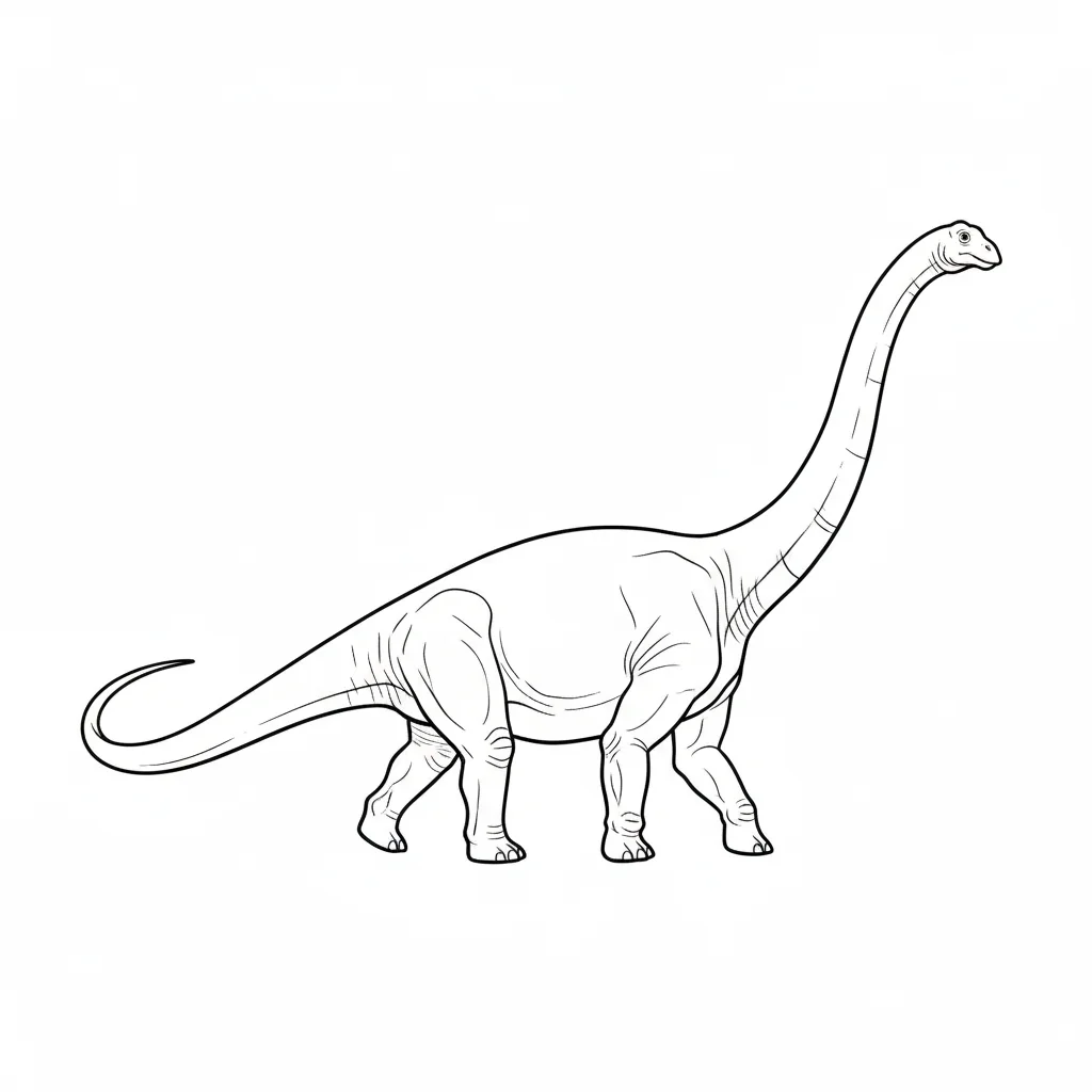 coloriage-diplodocus Page 4