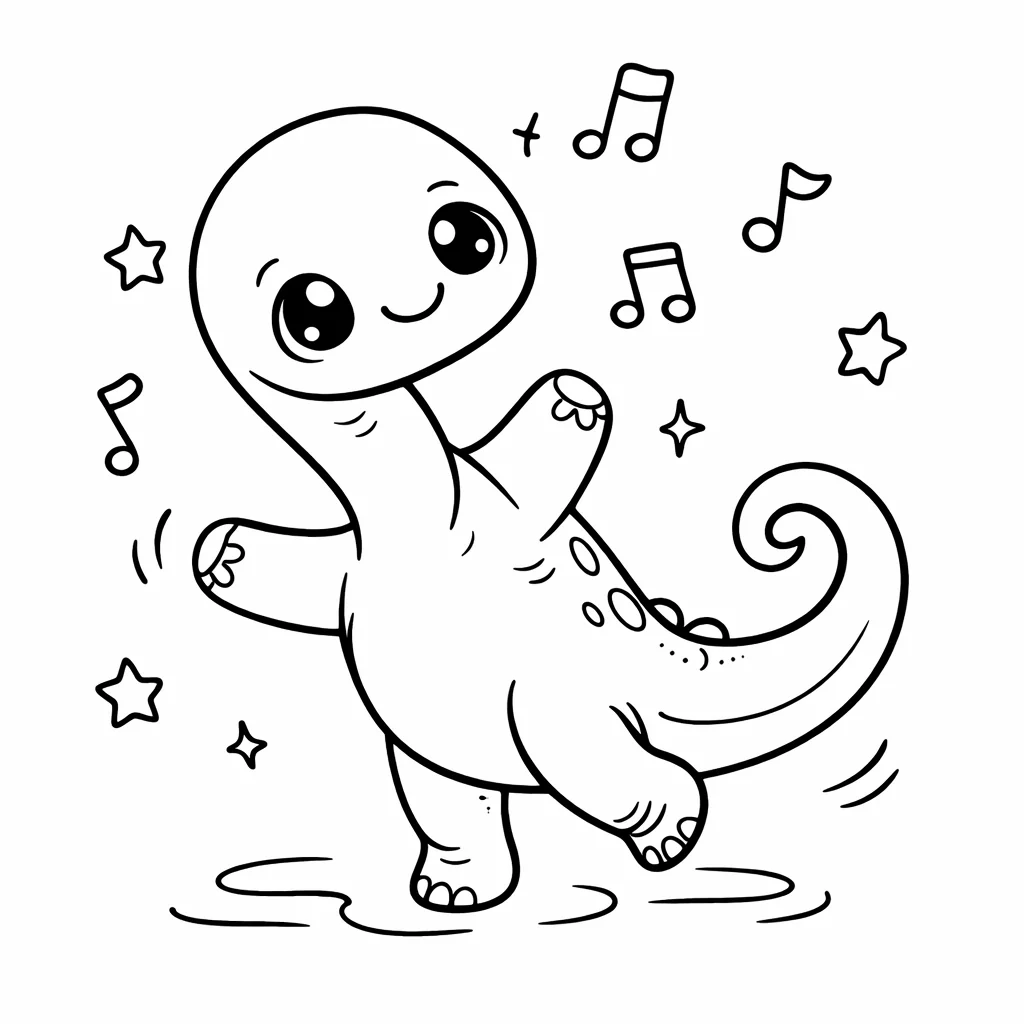 coloriage-diplodocus Page 9