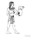 Coloriage - EGYPTE - Toupty.com