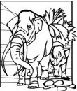 imprimer coloriage elephant