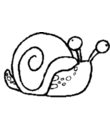 coloriage numero seize d'escargot a imprimer