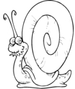 coloriage numero dix huit d'escargot a imprimer