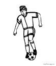 coloriage foot