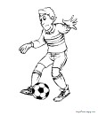 coloriage foot