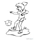 coloriage foot