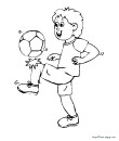 coloriage foot