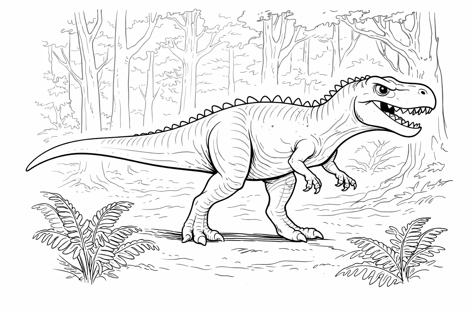 coloriage-giganotosaurus Page 11