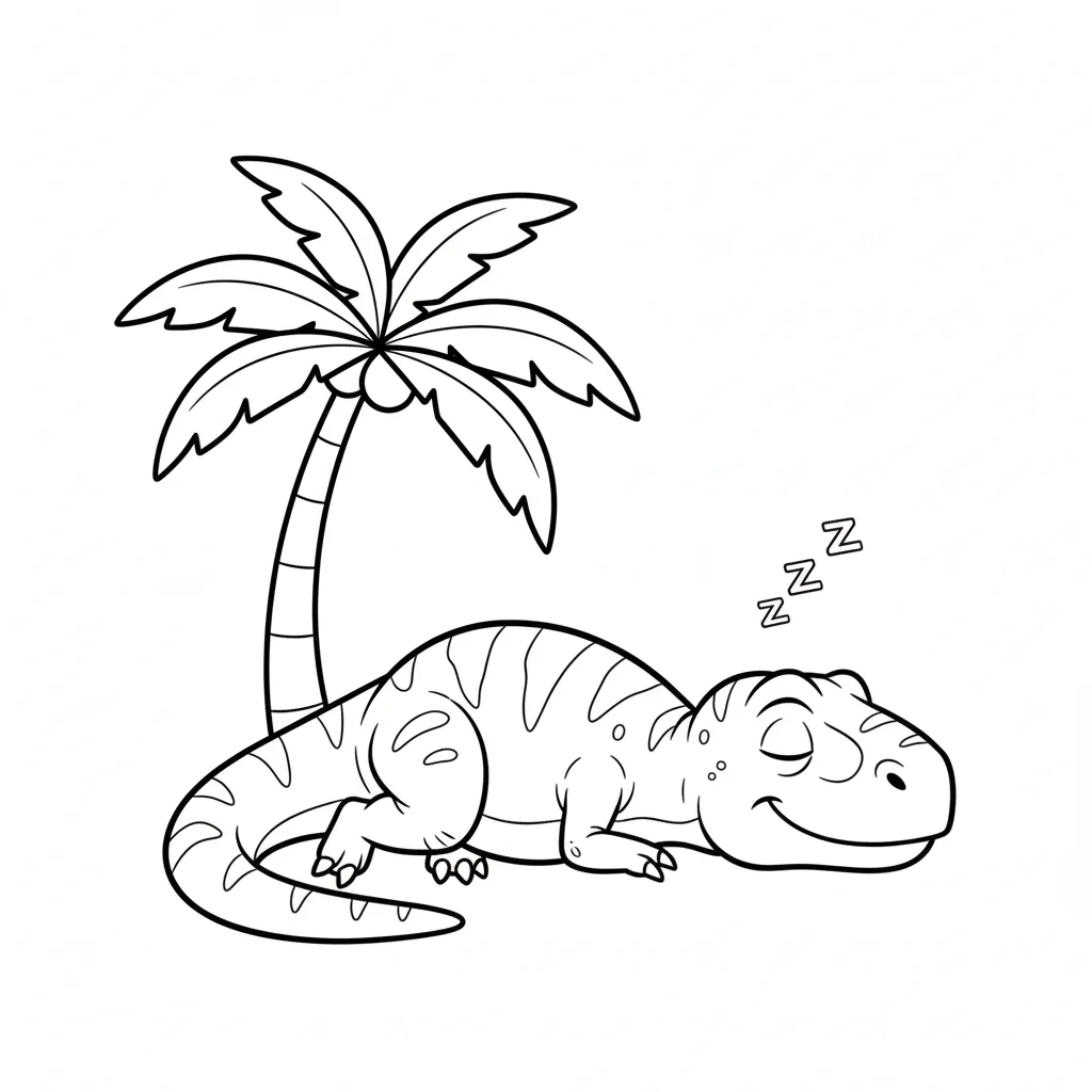 coloriage-giganotosaurus Page 4