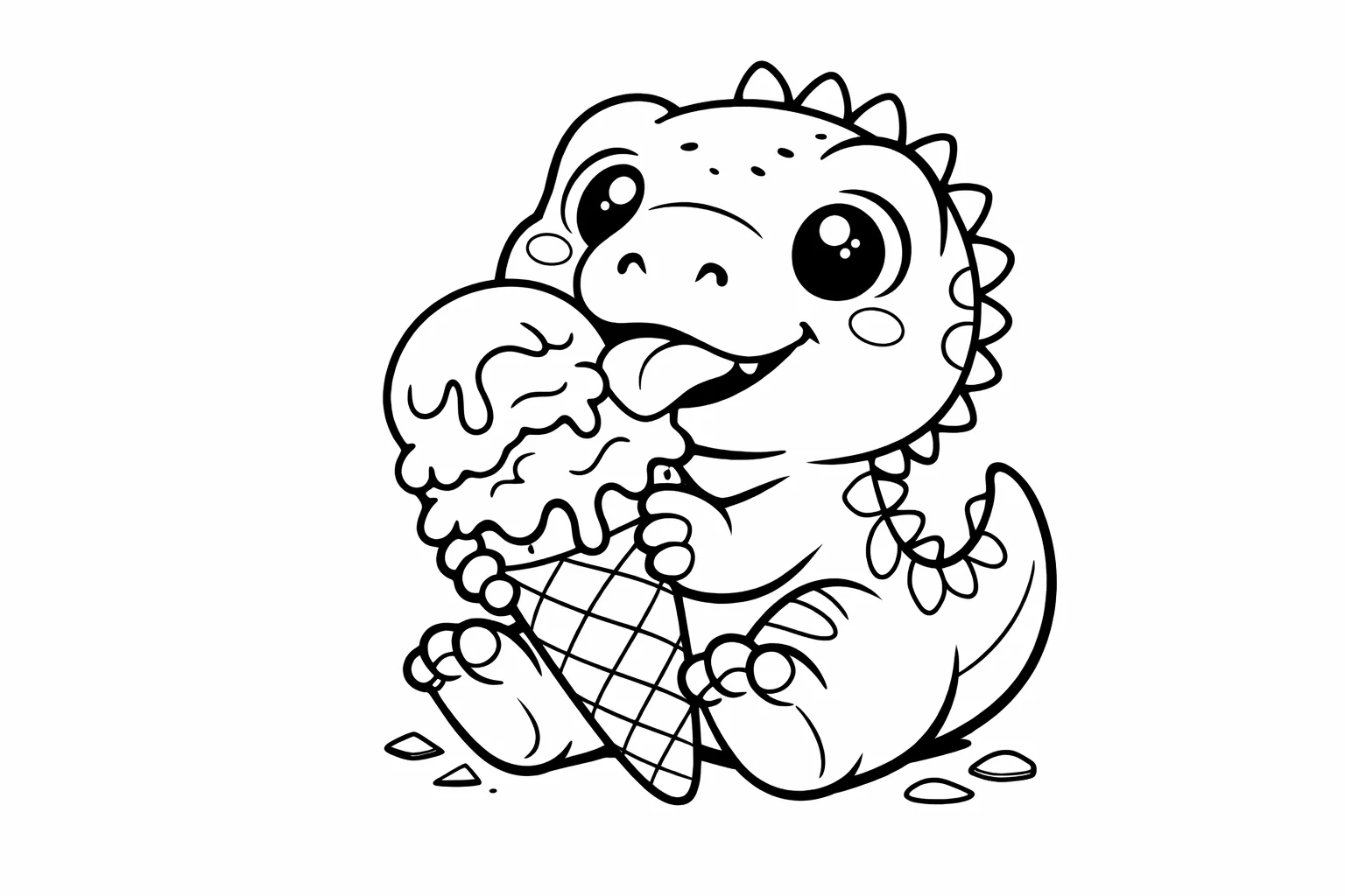 coloriage-giganotosaurus Page 7