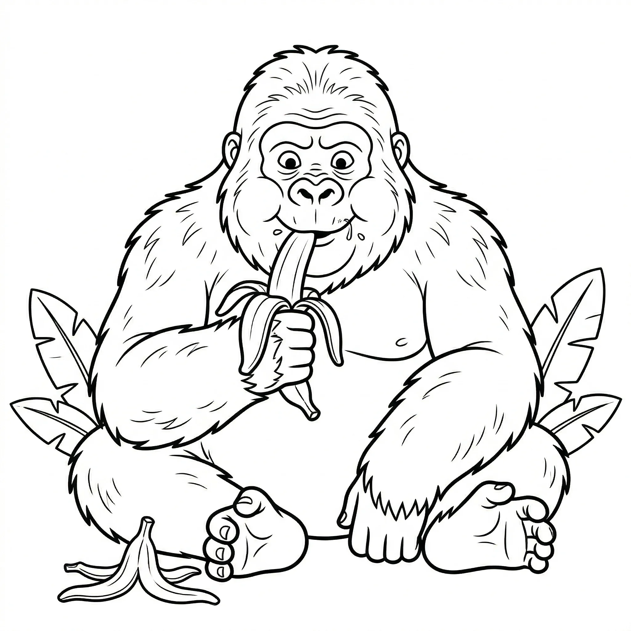 coloriage-gigantopitheque Page 14