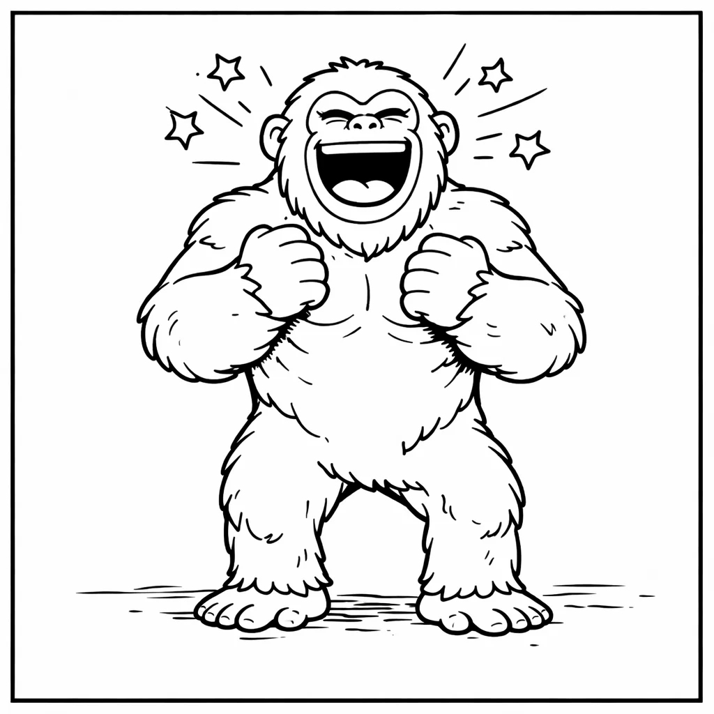 coloriage-gigantopitheque Page 15