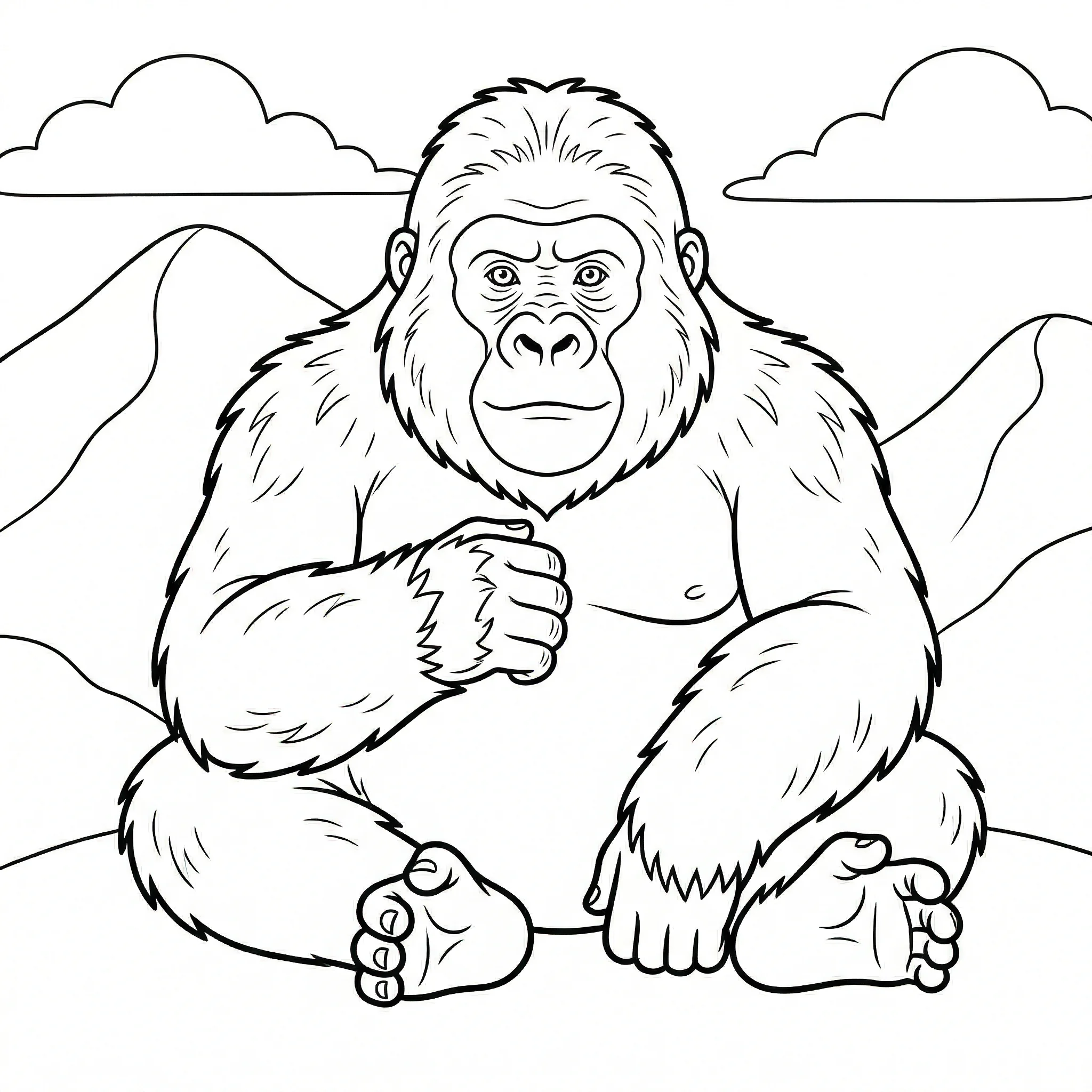 coloriage-gigantopitheque Page 16