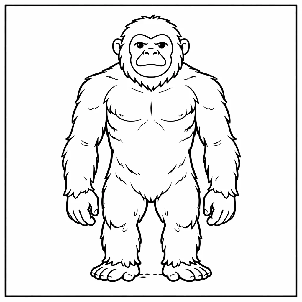 coloriage-gigantopitheque Page 3