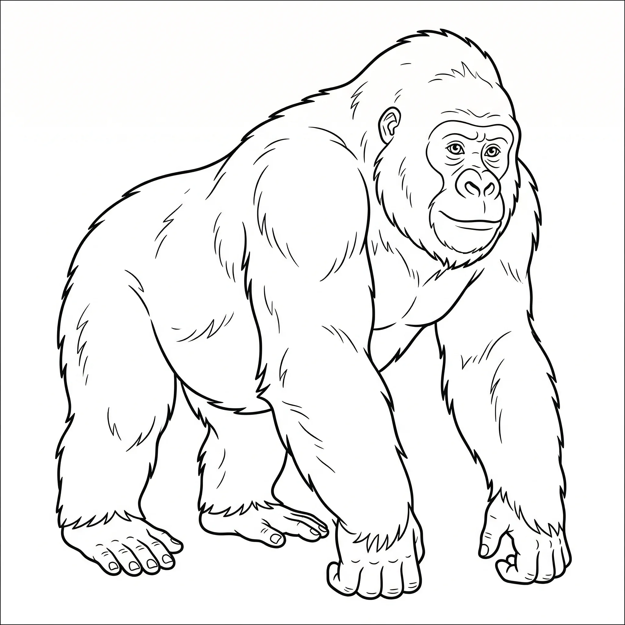 coloriage-gigantopitheque Page 4