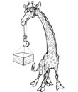 a imprimer coloriage girafe