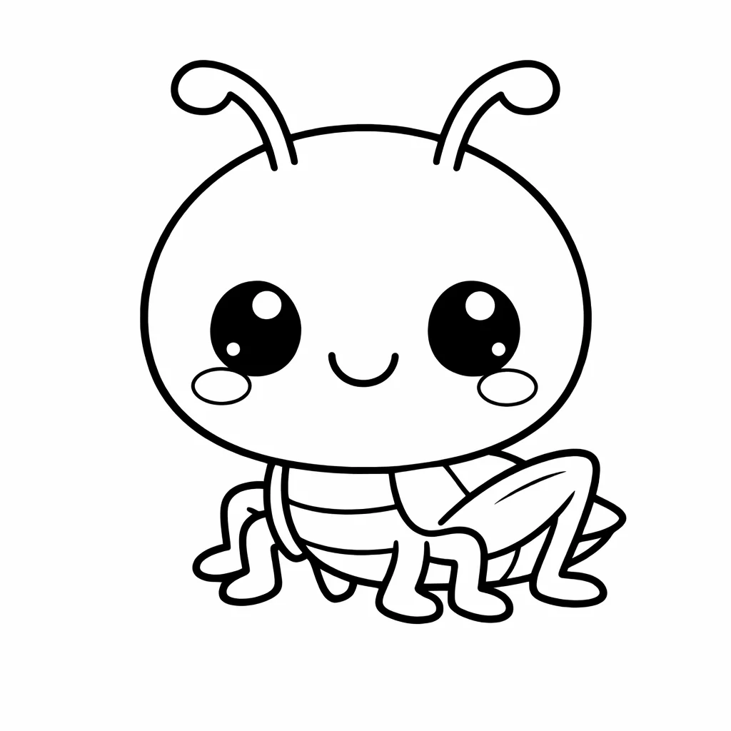 coloriage-grillon Page 1