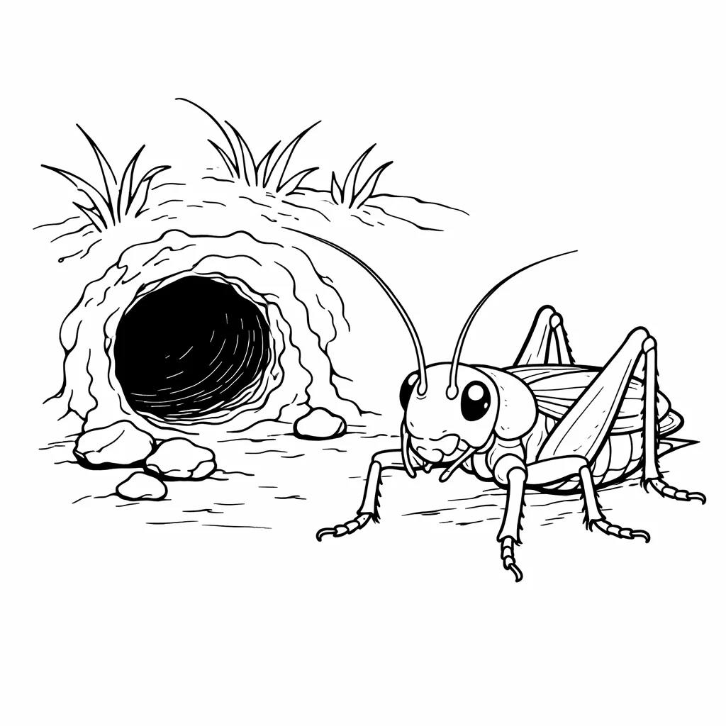 coloriage-grillon Page 11